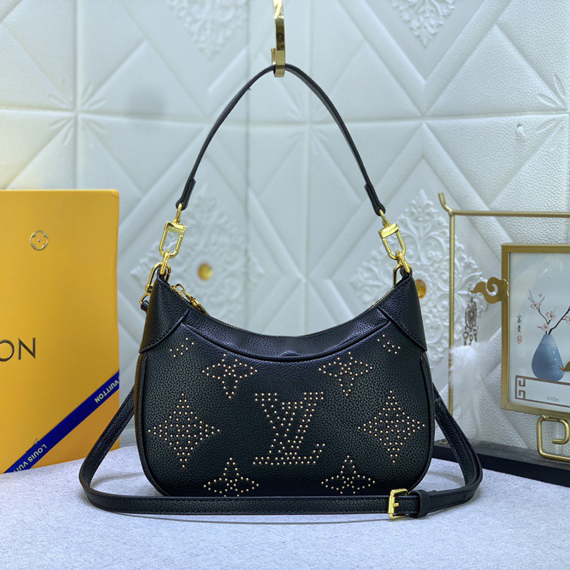 LV High Quality Women Shoulder Bags Luxury Handbags Feature Eye-Catching Studs That Delicately Construct Classic Monogram Patterns Showcasing The Brand's Craftsmanship Both The Handle And Adjustable Shoulder Strap Are Detachable Female Hand Bag