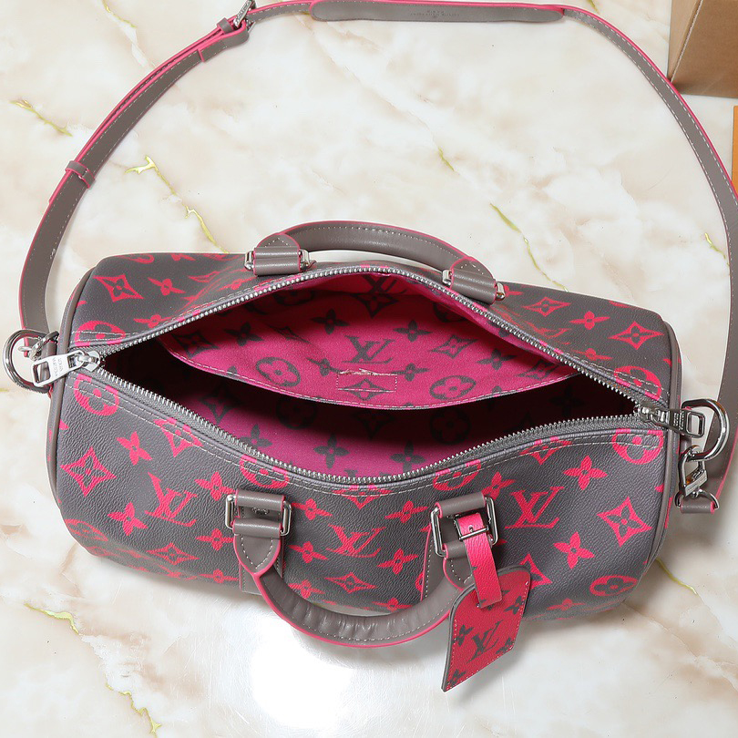 LV High Quality Women Shoulder Bags Luxury Handbags Monogram Eclipse Coated Canvas Leather Top Handle Side Straps And Metal Pieces Showcase Classic Heritage With Detachable And Adjustable Shoulder Straps For Comfortable Shoulder Back Female Hand Bag