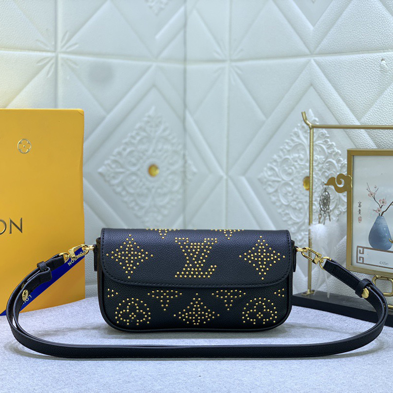 LV High Quality Women Shoulder Bags Luxury Handbags Are Made Of Grain Cowhide Leather With Adjustable Shoulder Straps That Can Be Removed Allowing For Easy Switching Between Crossbody And Long/Short Shoulder Back Female Hand Bags