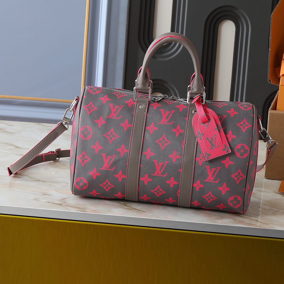 LV High Quality Women Shoulder Bags Luxury Handbags Monogram Eclipse Coated Canvas Leather Top Handle Side Straps And Metal Pieces Showcase Classic Heritage With Detachable And Adjustable Shoulder Straps For Comfortable Shoulder Back Female Hand Bag