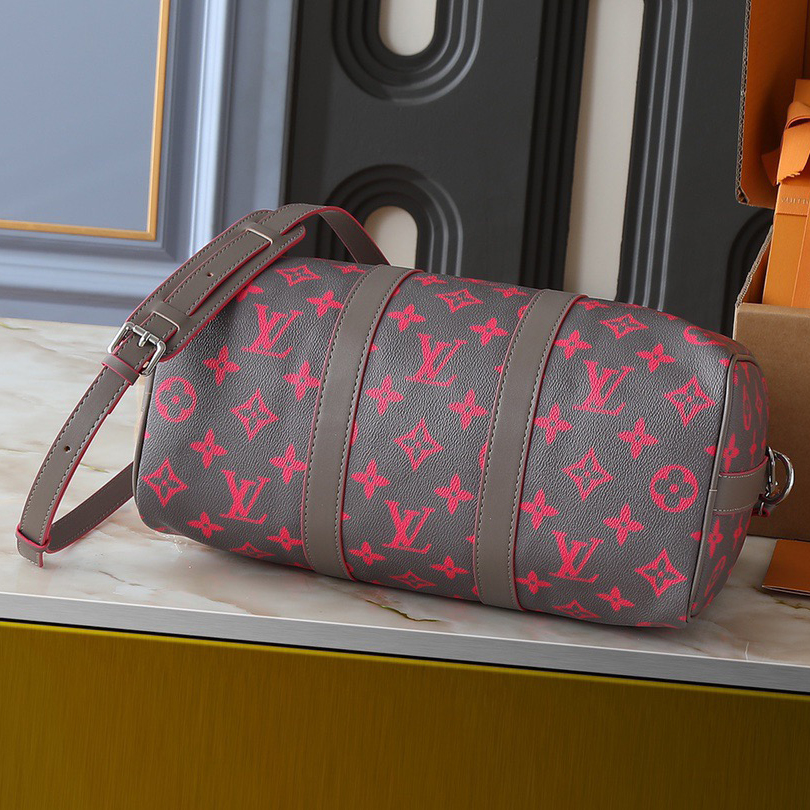 LV High Quality Women Shoulder Bags Luxury Handbags Monogram Eclipse Coated Canvas Leather Top Handle Side Straps And Metal Pieces Showcase Classic Heritage With Detachable And Adjustable Shoulder Straps For Comfortable Shoulder Back Female Hand Bag