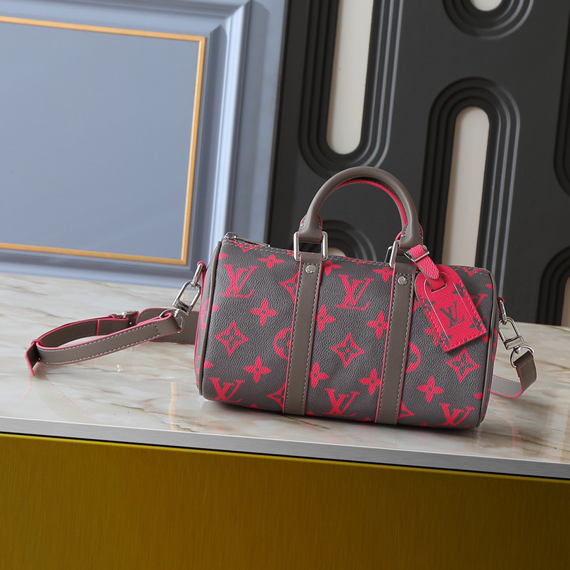 LV High Quality Women Shoulder Bags Luxury Handbags Monogram Eclipse Coated Canvas Leather Top Handle Side Straps And Metal Pieces Showcase Classic Heritage With Detachable And Adjustable Shoulder Straps For Comfortable Shoulder Back Female Hand Bag