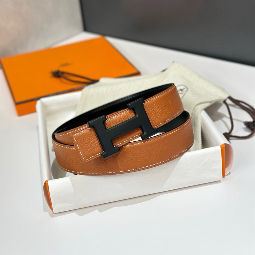 Hermes Classic Designer Belt Belts For Women Man Designer Casual Letter Smooth Buckle Belt Couple Lovers Style