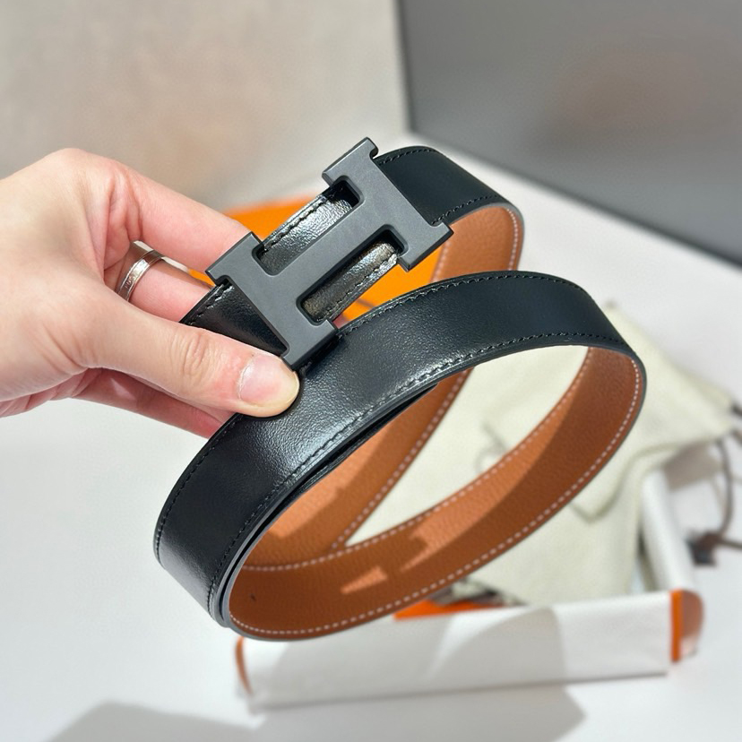 Hermes Classic Designer Belt Belts For Women Man Designer Casual Letter Smooth Buckle Belt Couple Lovers Style