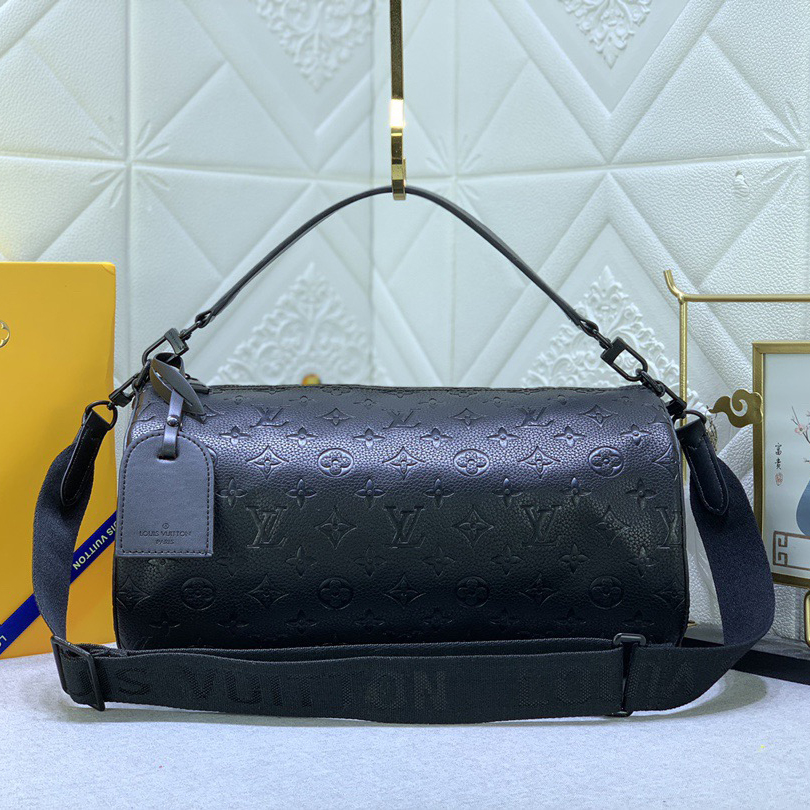 LV High Quality Women Shoulder Bags Luxury Soft Cylindrical Bag With Wide Handle And Wide Shoulder Strap The Spacious Interior Can Accommodate A Variety Of Items Female Hand Bag