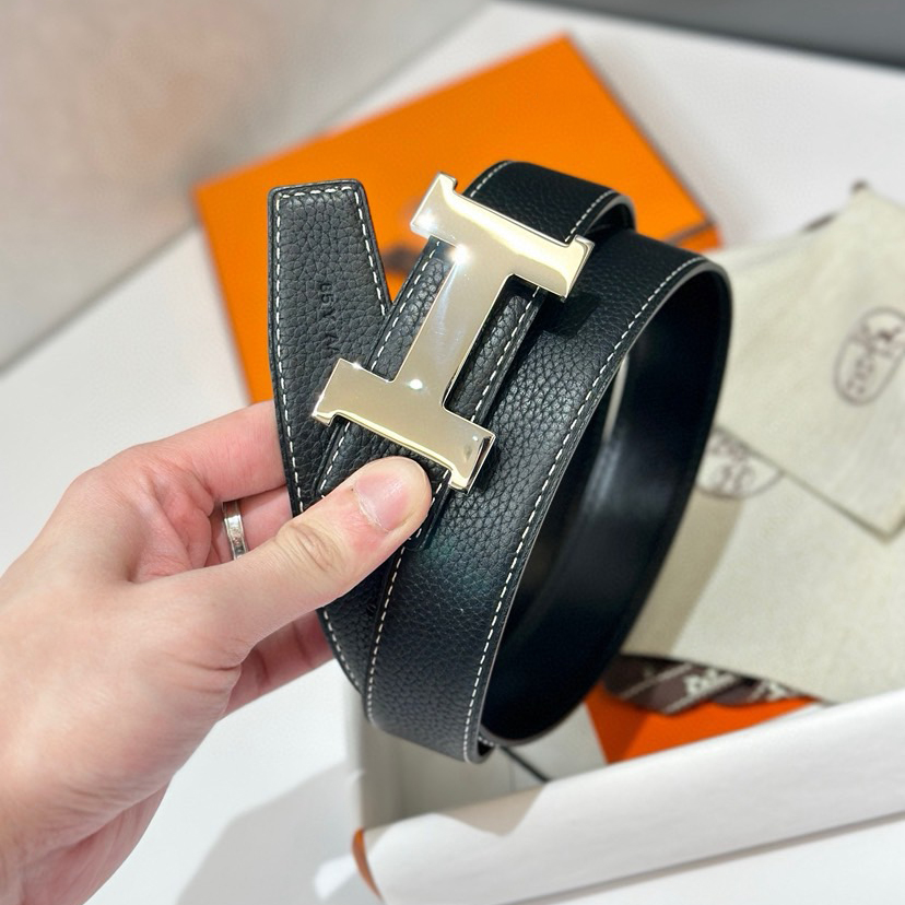 Hermes Classic Designer Belt Belts For Women Man Designer Casual Letter Smooth Buckle Belt Couple Lovers Style