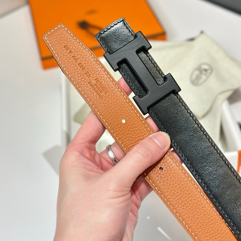 Hermes Classic Designer Belt Belts For Women Man Designer Casual Letter Smooth Buckle Belt Couple Lovers Style