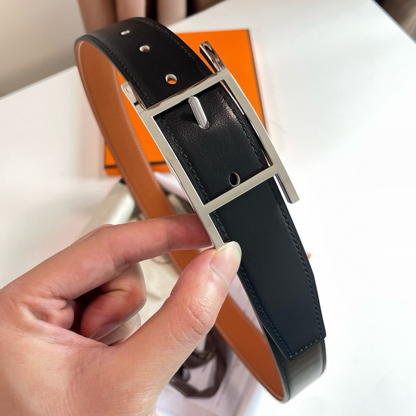 Hermes Classic Designer Belt Belts For Women Man Designer Casual Letter Smooth Buckle Belt Couple Lovers Style
