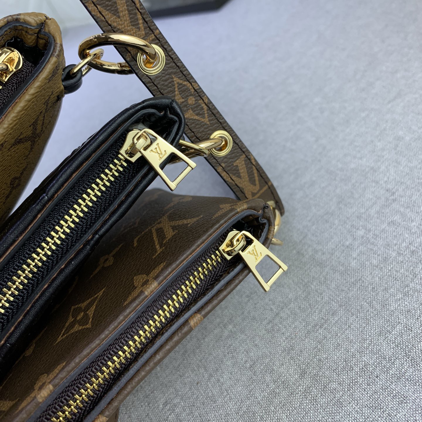 LV High Quality Women Shoulder Bags Luxurys LV3 Handbag Combines Monogram Embossed Sheepskin Monogram Canvas And Monogram Reverse Canvas With Adjustable Shoulder Straps For Easy Shoulder Or Crossbody Carrying Of Female Hand Bags