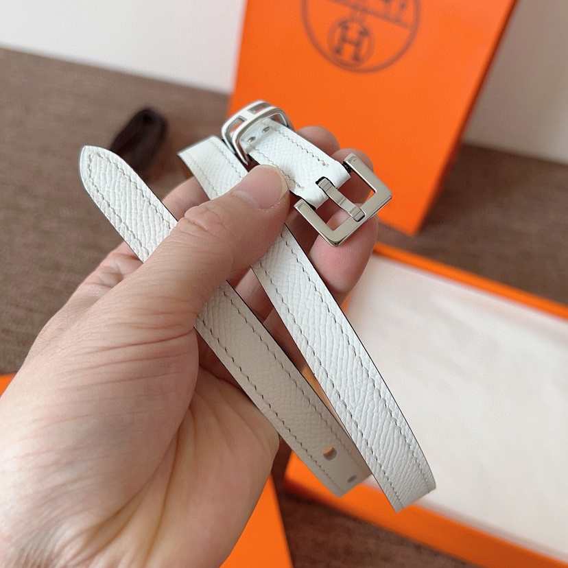 Hermes Belts for Women Designer Belt Cintura Womens Formal Smooth Buckle Woman Narrow Genuine Leather Golden Bronze Cowhide Design Thin Optional High Quality