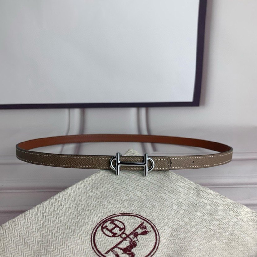 Hermes Belts for Women Designer Belt Womens Formal Smooth Buckle Woman Narrow Genuine Leather Golden Bronze Cowhide Design Thin Optional High Quality