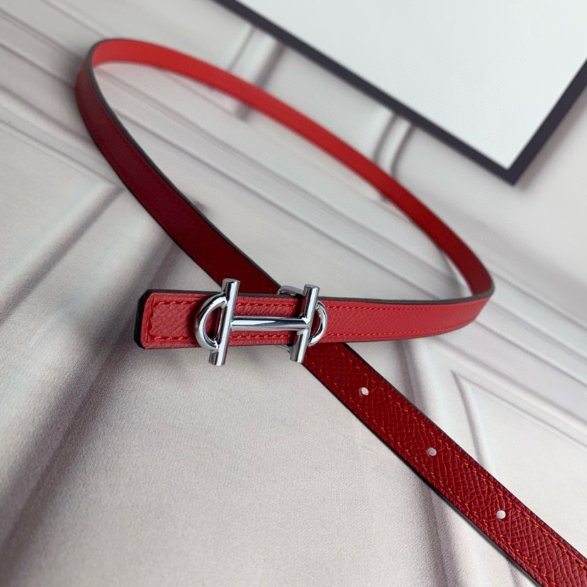 Hermes Belts for Women Designer Belt Womens Formal Smooth Buckle Woman Narrow Genuine Leather Golden Bronze Cowhide Design Thin Optional High Quality