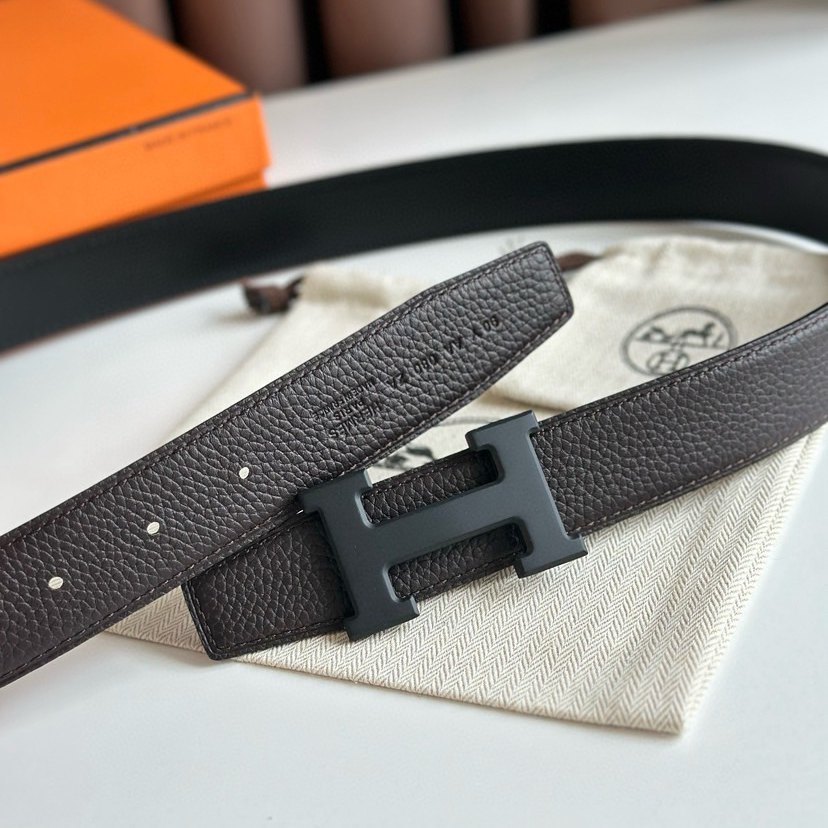 Hermes Belts For Women Designer Belt Womens Formal Smooth Buckle Woman Narrow Genuine Leather Golden Bronze Cowhide Design Thin Optional High Quality