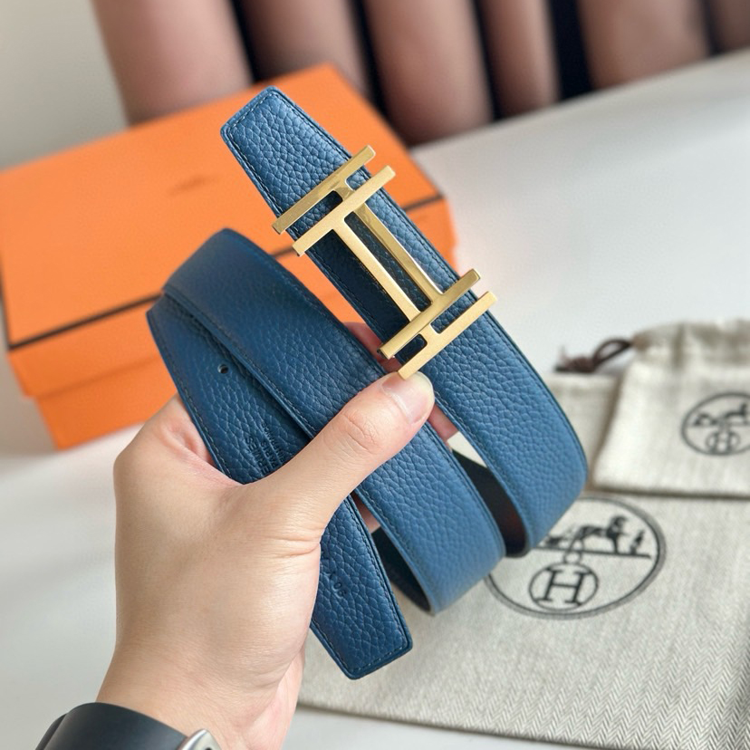 Hermes Belts For Women Designer Belt Womens Formal Smooth Buckle Woman Narrow Genuine Leather Golden Bronze Cowhide Design Thin Optional High Quality