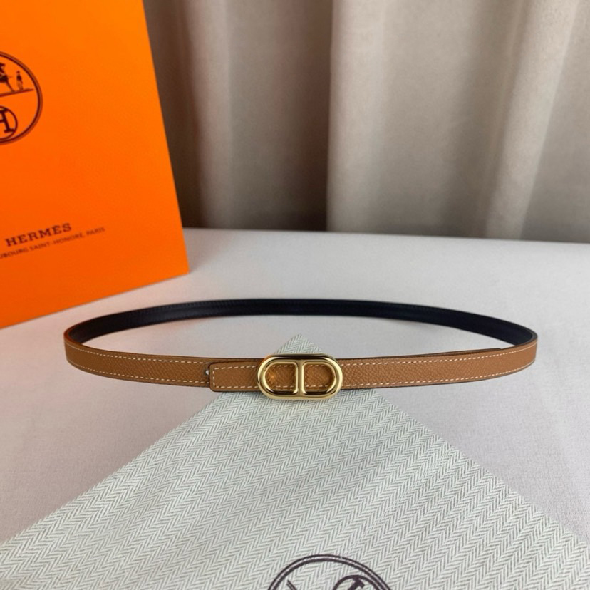 Hermes Belts for Women Designer Belt Womens Formal Smooth Buckle Woman Narrow Genuine Leather Golden Bronze Cowhide Design Thin Optional High Quality
