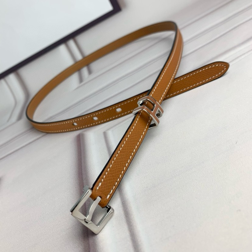 Hermes Belts for Women Designer Belt Womens Formal Smooth Buckle Woman Narrow Genuine Leather Golden Bronze Cowhide Design Thin Optional High Quality