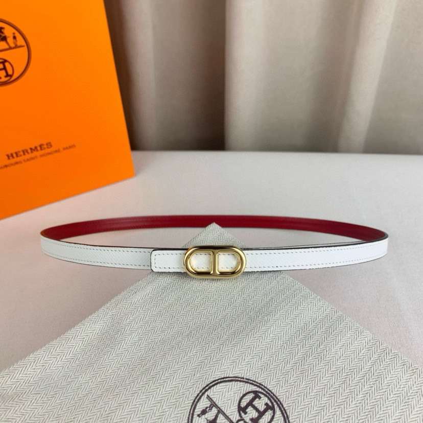 Hermes Belts for Women Designer Belt Womens Formal Smooth Buckle Woman Narrow Genuine Leather Golden Bronze Cowhide Design Thin Optional High Quality