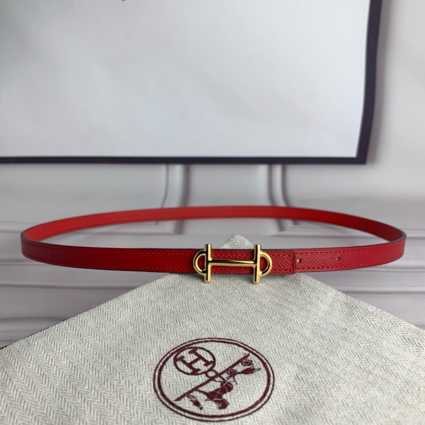 Hermes Belts for Women Designer Belt Womens Formal Smooth Buckle Woman Narrow Genuine Leather Golden Bronze Cowhide Design Thin Optional High Quality