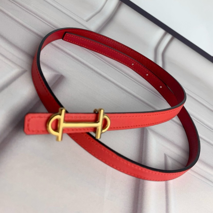 Hermes Belts for Women Designer Belt Womens Formal Smooth Buckle Woman Narrow Genuine Leather Golden Bronze Cowhide Design Thin Optional High Quality