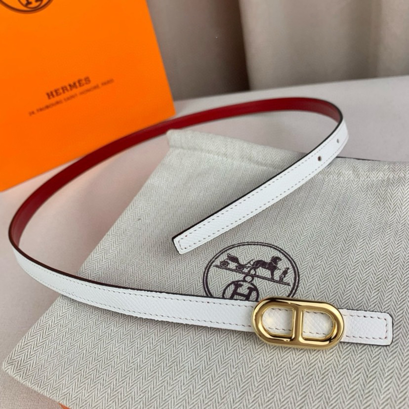 Hermes Belts for Women Designer Belt Womens Formal Smooth Buckle Woman Narrow Genuine Leather Golden Bronze Cowhide Design Thin Optional High Quality