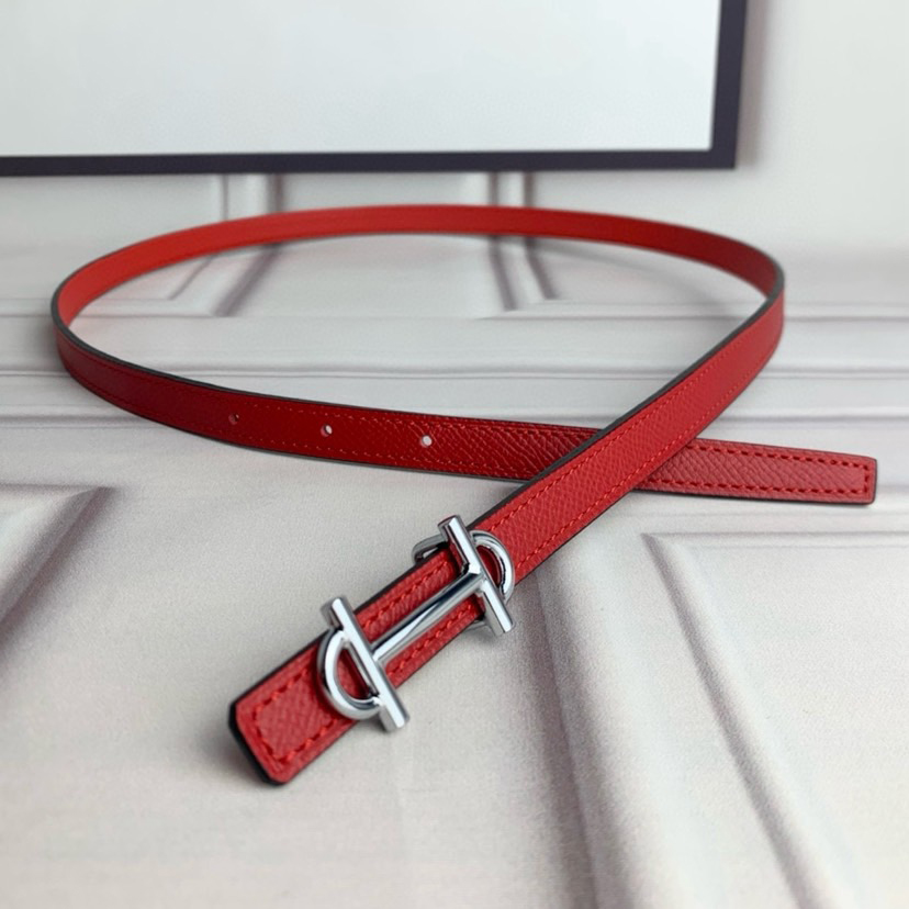 Hermes Belts for Women Designer Belt Womens Formal Smooth Buckle Woman Narrow Genuine Leather Golden Bronze Cowhide Design Thin Optional High Quality