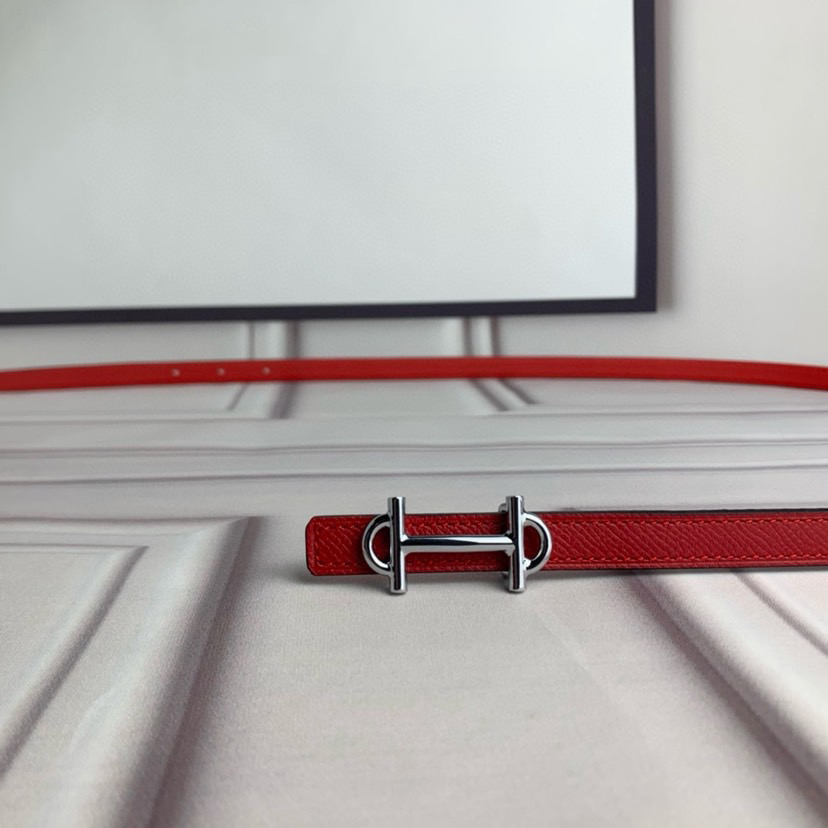 Hermes Belts for Women Designer Belt Womens Formal Smooth Buckle Woman Narrow Genuine Leather Golden Bronze Cowhide Design Thin Optional High Quality