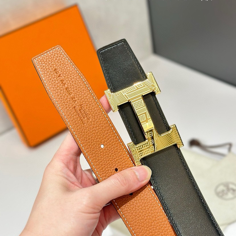 Hermes Designer Belt Mens Belts Womens Brand Belt Luxury Belt Length 100-125cm Woman Men Belt Fashion Classics Casual Letter Smooth Buckle Designer High Quality Belt