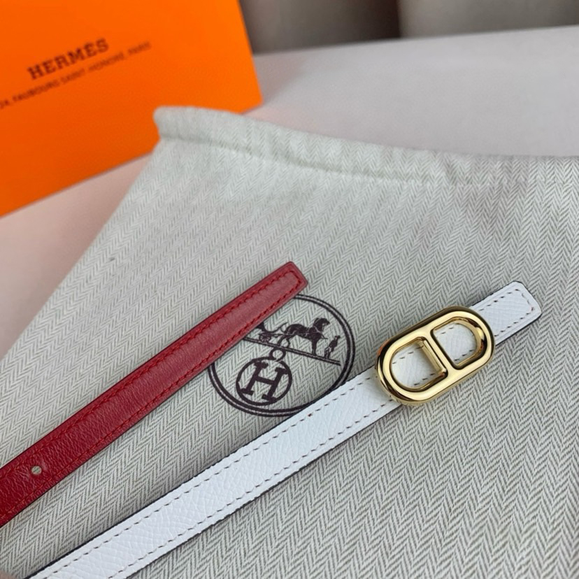 Hermes Belts for Women Designer Belt Womens Formal Smooth Buckle Woman Narrow Genuine Leather Golden Bronze Cowhide Design Thin Optional High Quality