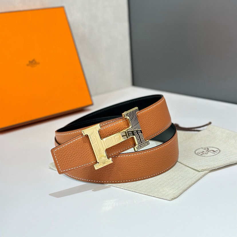 Hermes Designer Belt Mens Belts Womens Brand Belt Luxury Belt Length 100-125cm Woman Men Belt Fashion Classics Casual Letter Smooth Buckle Designer High Quality Belt