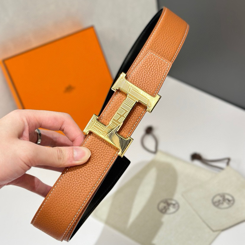 Hermes Designer Belt Mens Belts Womens Brand Belt Luxury Belt Length 100-125cm Woman Men Belt Fashion Classics Casual Letter Smooth Buckle Designer High Quality Belt