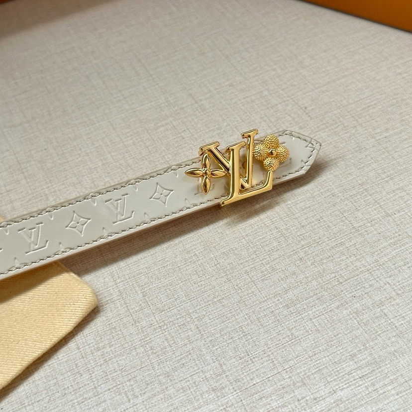 LV Iconic Double-Sided Belt Features A Slim Cut And A New Iconic Iconic Buckle 2.0-Wide