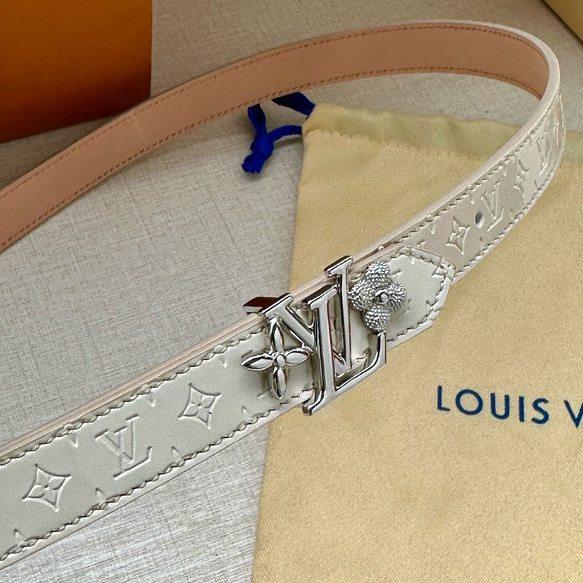 LV Iconic Double-Sided Belt Features A Slim Cut And A New Iconic Iconic Buckle 2.0-Wide