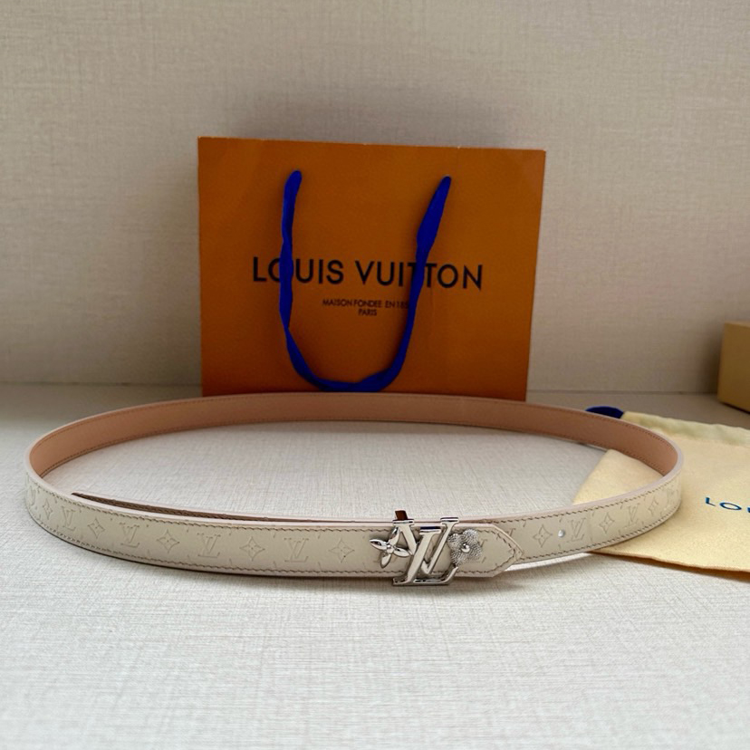 LV Iconic Double-Sided Belt Features A Slim Cut And A New Iconic Iconic Buckle 2.0-Wide