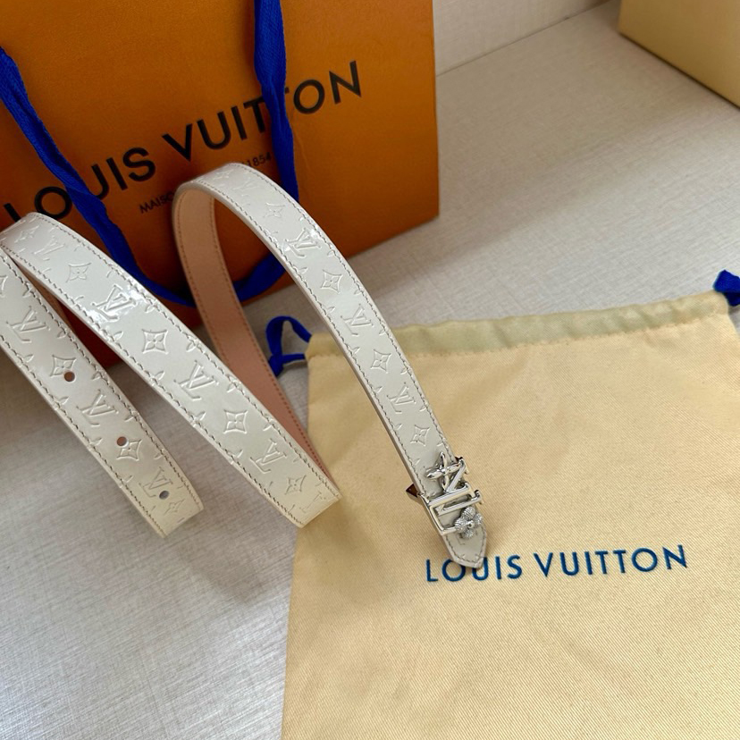 LV Iconic Double-Sided Belt Features A Slim Cut And A New Iconic Iconic Buckle 2.0-Wide