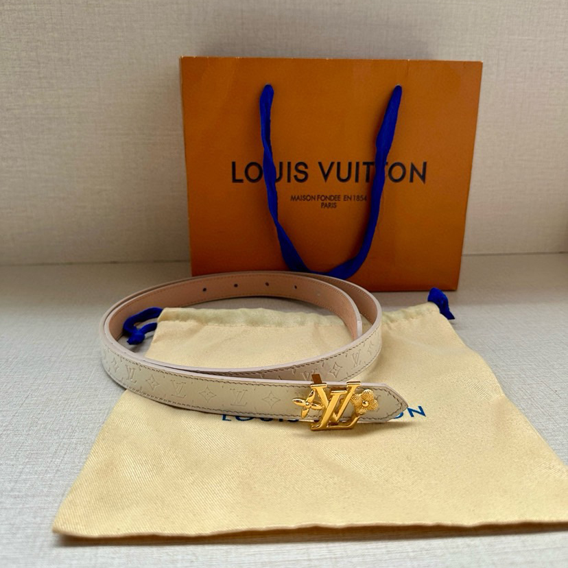 LV Iconic Double-Sided Belt Features A Slim Cut And A New Iconic Iconic Buckle 2.0-Wide