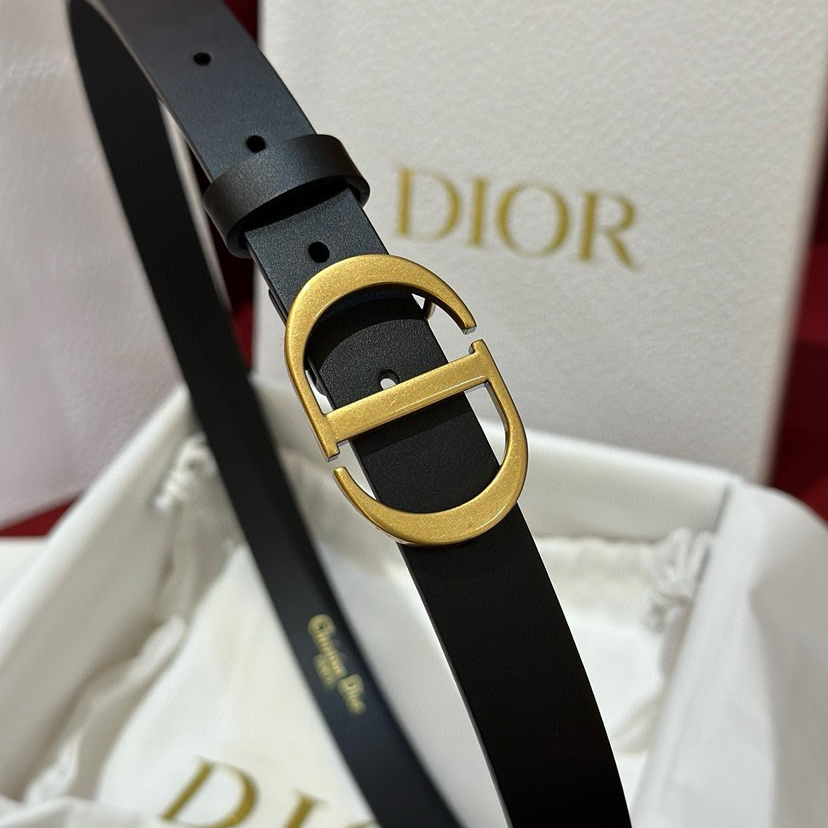 Dior Belts for Women Designer Belt Womens Formal Smooth Buckle Woman Narrow Genuine Leather Golden Bronze Cowhide Design Thin Optional High Quality