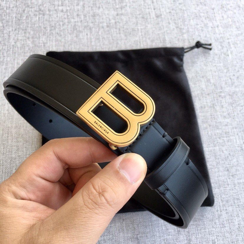 BALENCIAGA Belts For Women Designer Belt Womens Formal Smooth Buckle Woman Narrow Genuine Leather Golden Bronze Cowhide Design Thin Optional High Quality