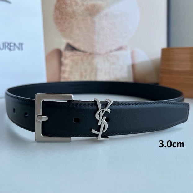 YSL Belts For Women Designer Belt Womens Formal Smooth Buckle Woman Narrow Genuine Leather Golden Bronze Cowhide Design Thin Optional High Quality