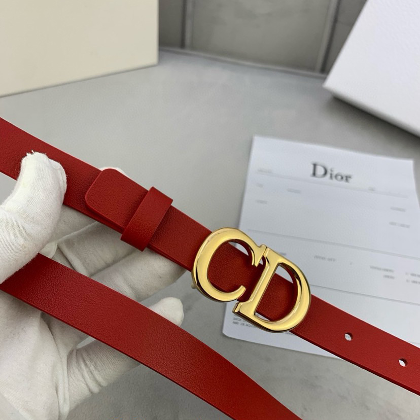 Dior Belts For Women Designer Belt Womens Formal Smooth Buckle Woman Narrow Genuine Leather Golden Bronze Cowhide Design Thin Optional High Quality