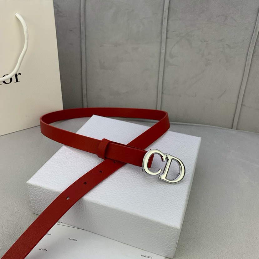 Dior Belts For Women Designer Belt Womens Formal Smooth Buckle Woman Narrow Genuine Leather Golden Bronze Cowhide Design Thin Optional High Quality