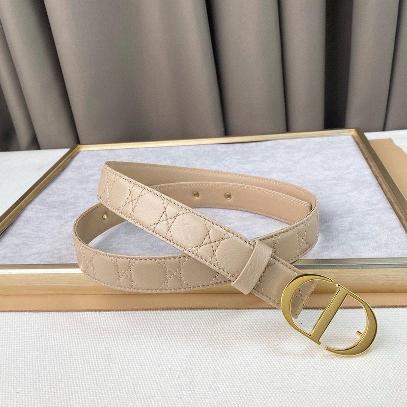 Dior Belts For Women Designer Belt Womens Formal Smooth Buckle Woman Narrow Genuine Leather Golden Bronze Cowhide Design Thin Optional High Quality