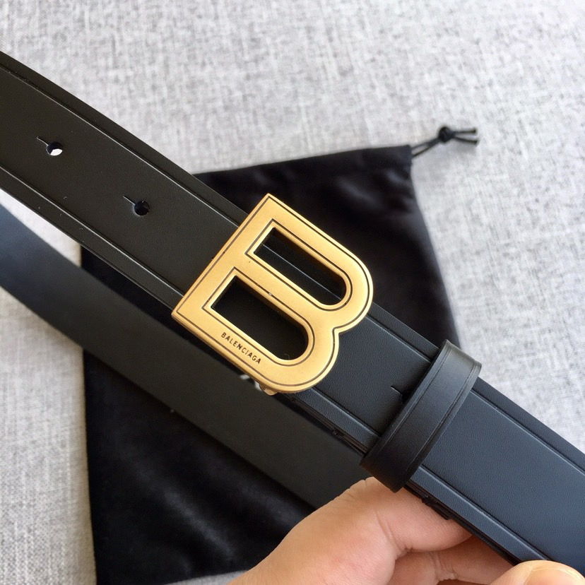 BALENCIAGA Belts For Women Designer Belt Womens Formal Smooth Buckle Woman Narrow Genuine Leather Golden Bronze Cowhide Design Thin Optional High Quality