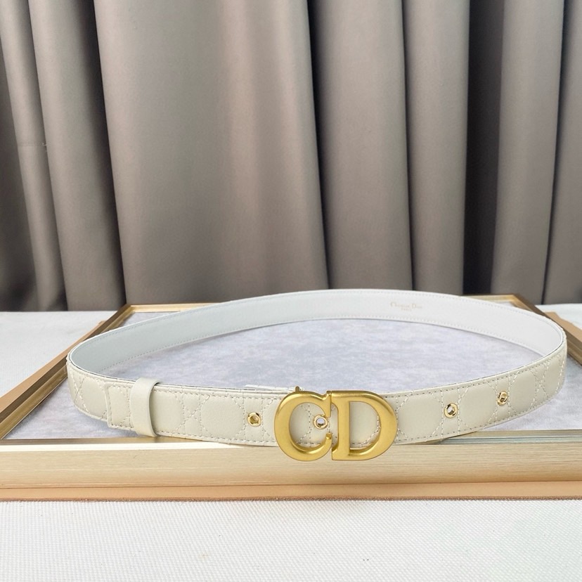 Dior Belts For Women Designer Belt Womens Formal Smooth Buckle Woman Narrow Genuine Leather Golden Bronze Cowhide Design Thin Optional High Quality