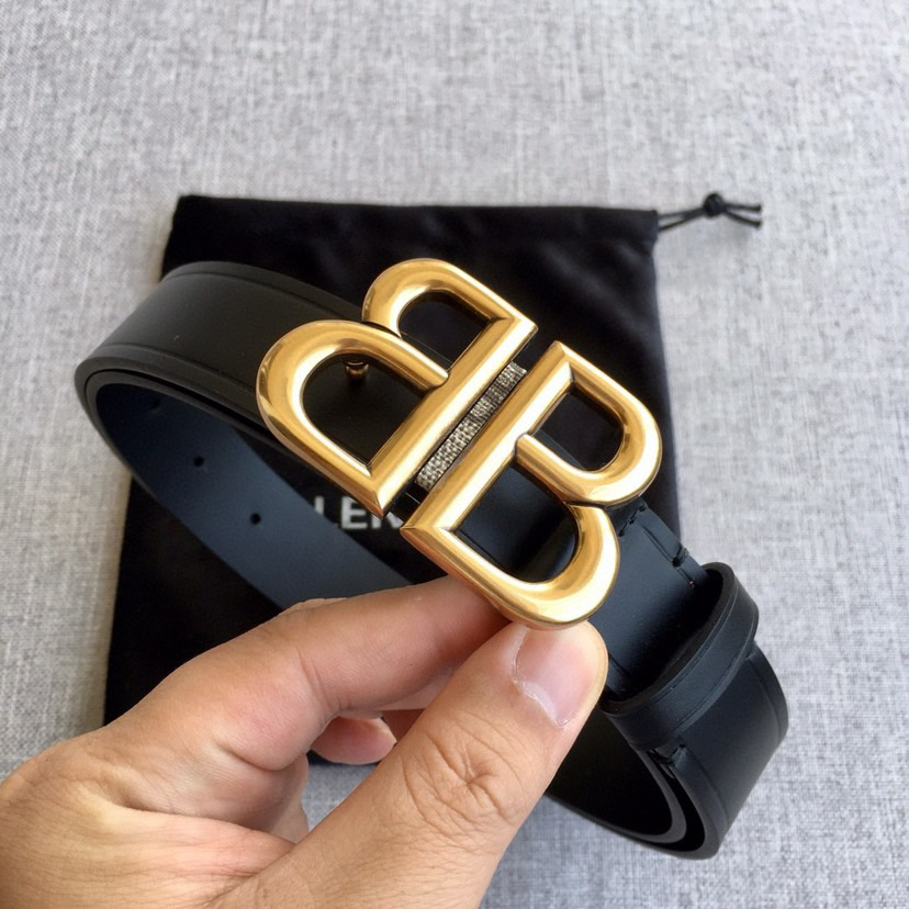BALENCIAGA Belts For Women Designer Belt Womens Formal Smooth Buckle Woman Narrow Genuine Leather Golden Bronze Cowhide Design Thin Optional High Quality