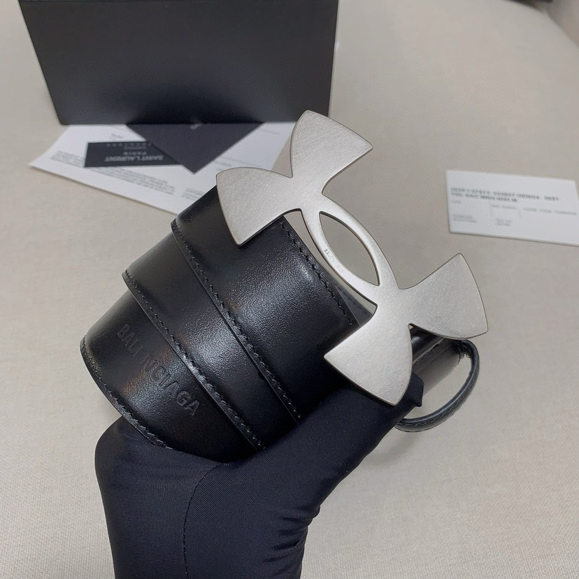 BALENCIAGA Classic Designer Belt Belts For Women Man Designer Casual Letter Smooth Buckle Belt Couple Lovers Style