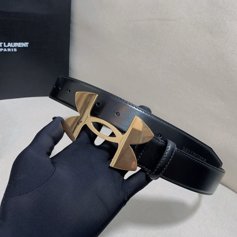 BALENCIAGA Classic Designer Belt Belts For Women Man Designer Casual Letter Smooth Buckle Belt Couple Lovers Style