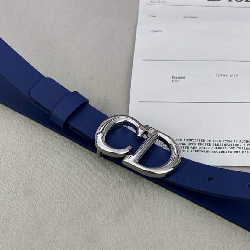 Dior Belts For Women Designer Belt Womens Formal Smooth Buckle Woman Narrow Genuine Leather Golden Bronze Cowhide Design Thin Optional High Quality