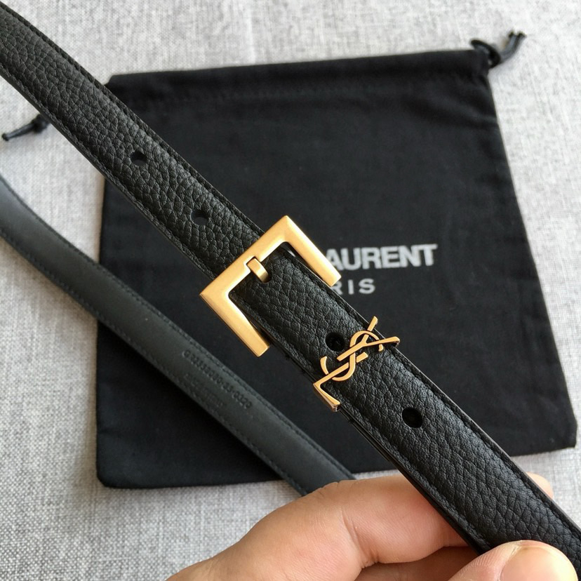 YSL Belts For Women Designer Belt Womens Formal Smooth Buckle Woman Narrow Genuine Leather Golden Bronze Cowhide Design Thin Optional High Quality