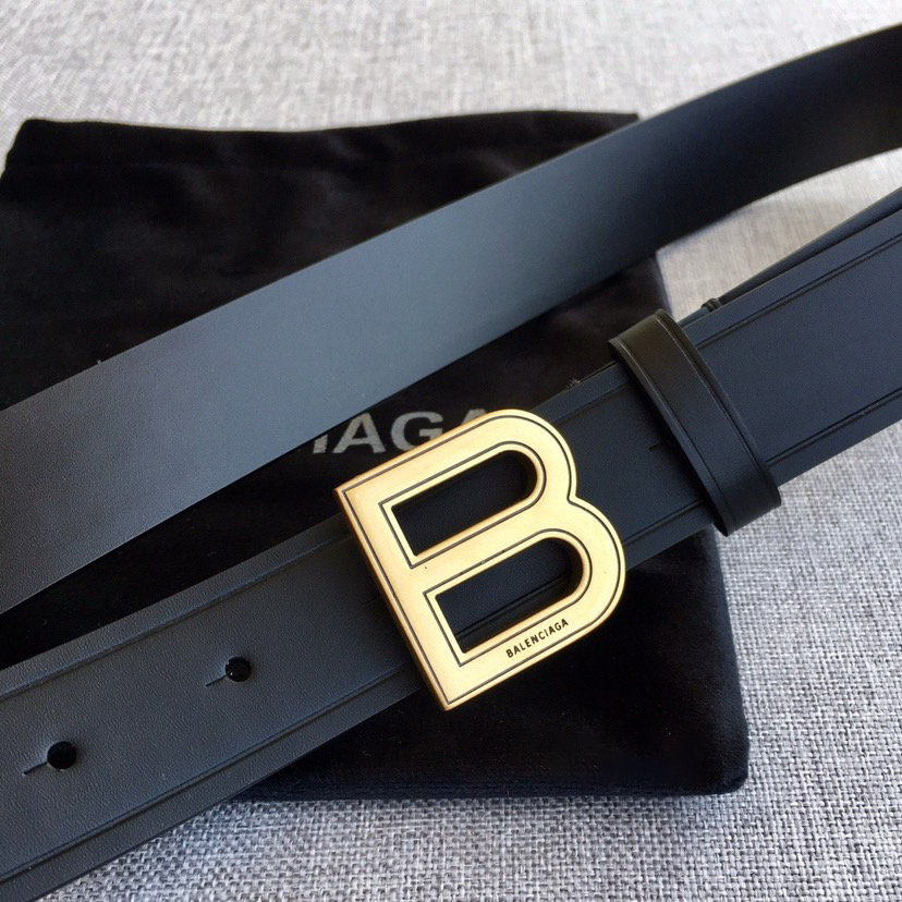 BALENCIAGA Belts For Women Designer Belt Womens Formal Smooth Buckle Woman Narrow Genuine Leather Golden Bronze Cowhide Design Thin Optional High Quality