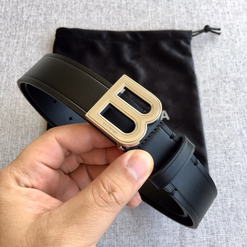BALENCIAGA Belts For Women Designer Belt Womens Formal Smooth Buckle Woman Narrow Genuine Leather Golden Bronze Cowhide Design Thin Optional High Quality